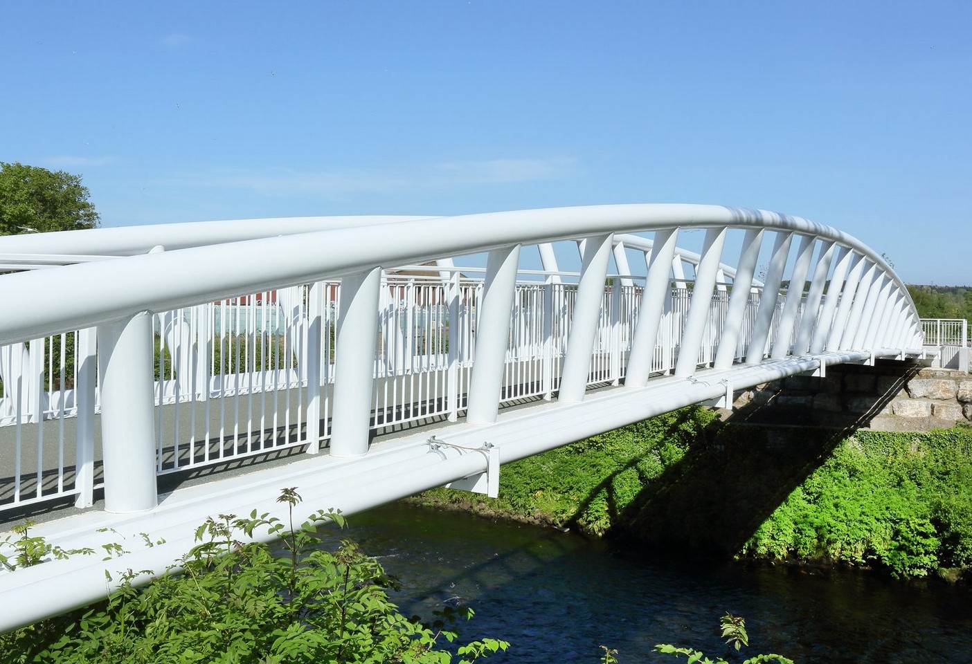 Bow String Truss Footbridge